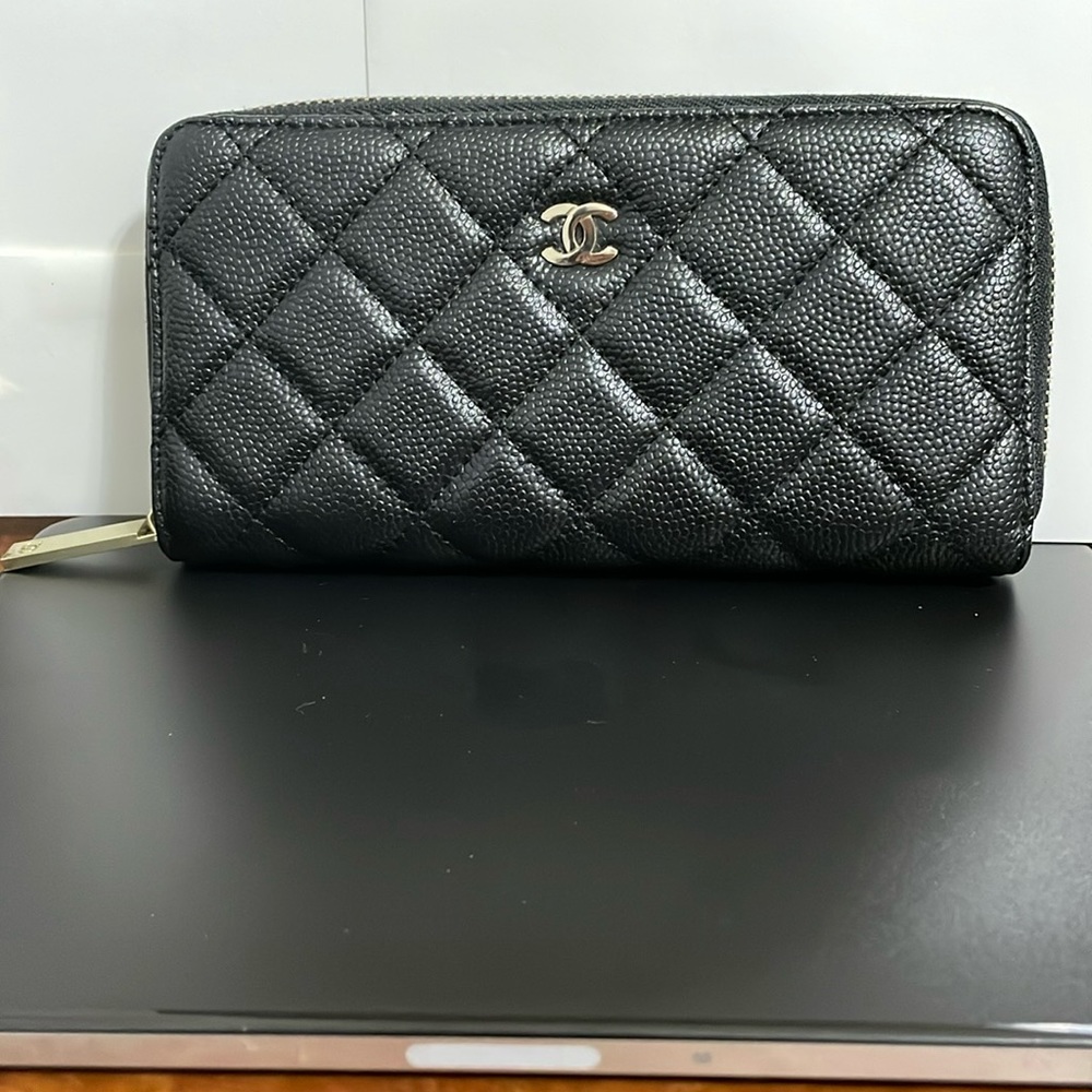 Black Faux Leather CC Wallet